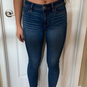 Medium wash super skinny American Eagle jeans